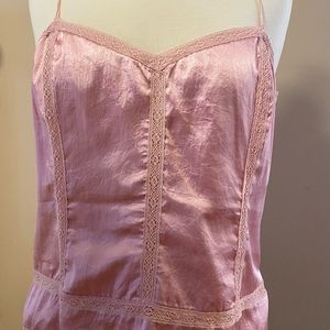 Banana Republic,size large, baby pink, shoulder strap top.